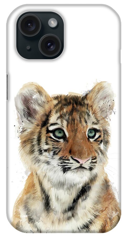 #faatoppicks iPhone Case featuring the painting Little Tiger by Amy Hamilton