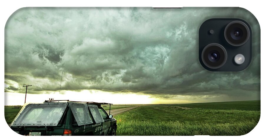 Clouds iPhone Case featuring the photograph Living Saskatchewan Sky by Ryan Crouse