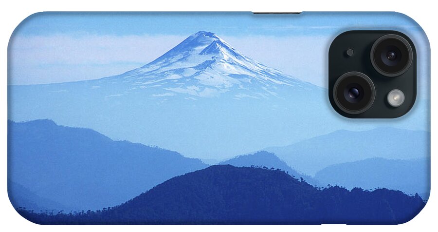 Chile iPhone Case featuring the photograph Llaima volcano Chile by James Brunker
