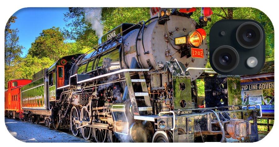 Great Smoky Mountain Railroad iPhone Case featuring the photograph Locomotive 1702 by Dale R Carlson