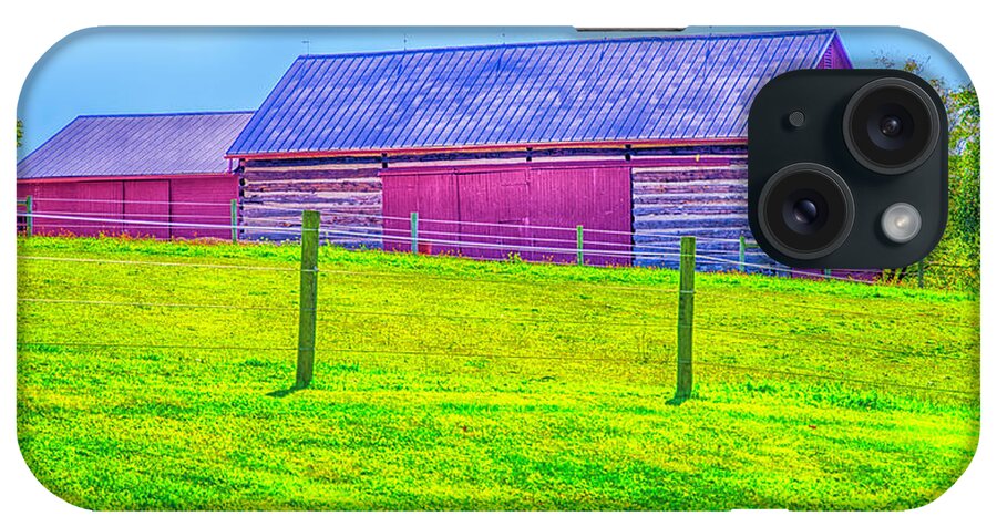 Barn iPhone Case featuring the photograph Log Barn by R Thomas Berner