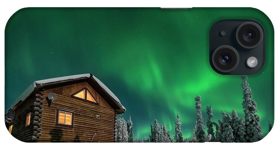 Alaska iPhone Case featuring the photograph Logans Cabin by Robert Fawcett