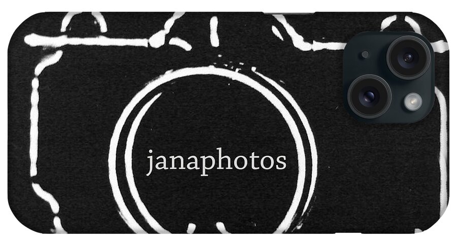 Camera iPhone Case featuring the digital art Logo by Jana Russon