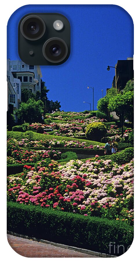 San Francisco iPhone Case featuring the photograph Lombard Street by Jim Corwin