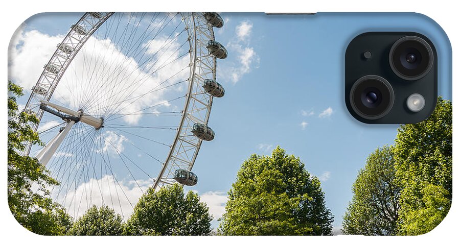 London iPhone Case featuring the photograph London Eye by Marcus Karlsson Sall