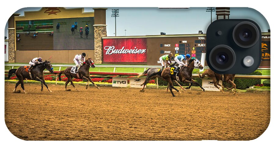 Lone Star Park iPhone Case featuring the photograph Lone Star Park Grand Prairie Texas by Robert Bellomy