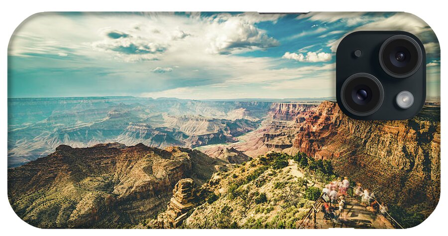 Arizona iPhone Case featuring the photograph Long Exposure From Desert View Tower by Mati Krimerman
