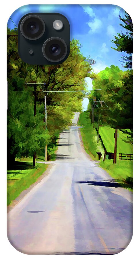 Photograph iPhone Case featuring the photograph Long Road Ahead by Reynaldo Williams