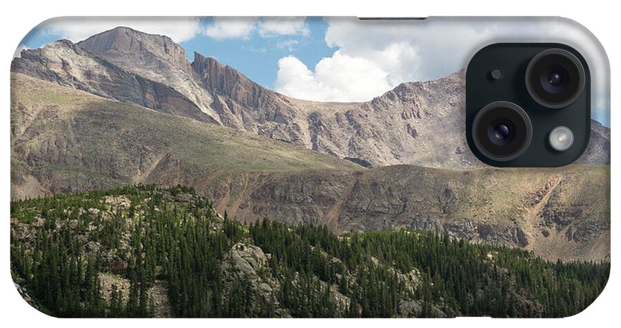 Longs Peak iPhone Case featuring the photograph Longs and Meeker by Aaron Spong