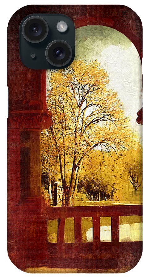 Preston Castle iPhone Case featuring the digital art Lookin Out by Holly Ethan