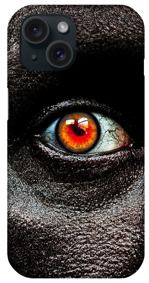 Eye iPhone Case featuring the digital art Looking by Matthew Lindley