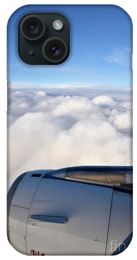 Airbus A320 iPhone Case featuring the photograph Looking through a window of an Airbus A320 by George Atsametakis