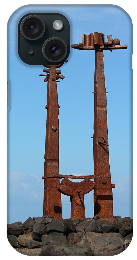 Sculpture iPhone Case featuring the photograph Los Juguetes de Erjos by Eddie Barron