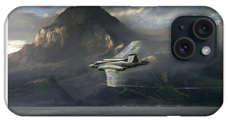 War iPhone Case featuring the digital art Lossiemouth by Peter Van Stigt