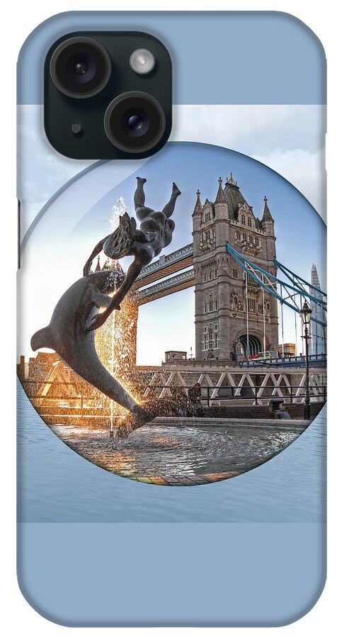 London iPhone Case featuring the photograph Lost In A Daydream - Floating On The Thames by Gill Billington