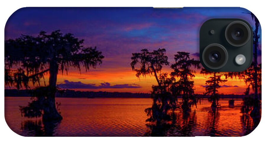 Orcinusfotograffy iPhone Case featuring the photograph Louisiana Blue Salute Reprise by Kimo Fernandez
