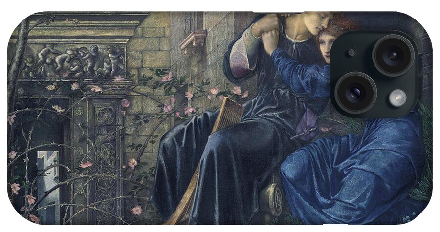 Burne-jones iPhone Case featuring the painting Love Among the Ruins by Edward Burne-Jones
