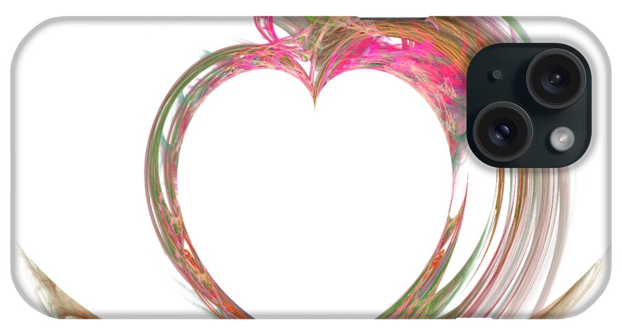 Love iPhone Case featuring the digital art Love is in the Air by Ilia -
