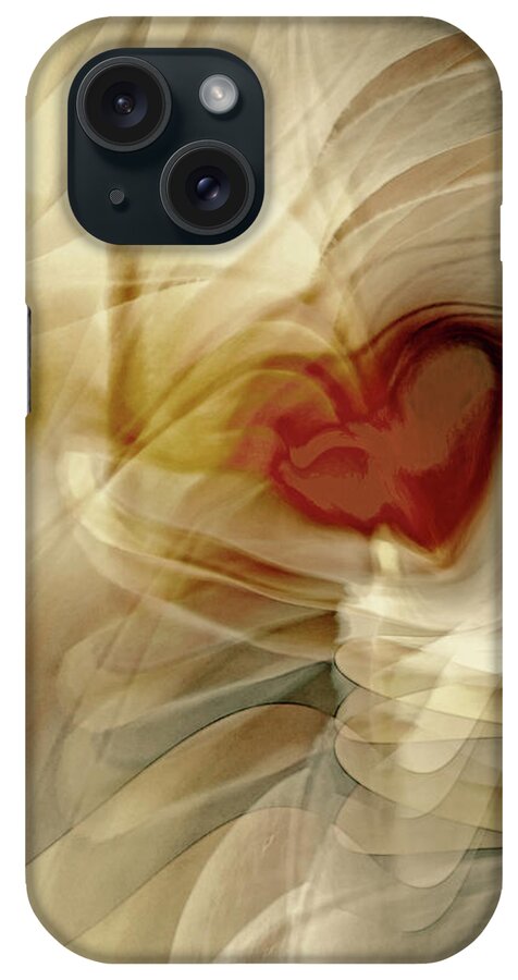 Love Art iPhone Case featuring the digital art Love by Linda Sannuti