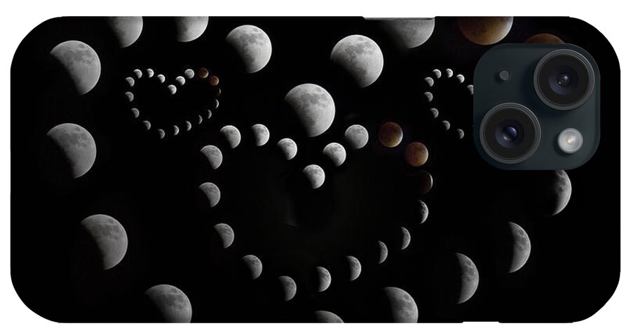 Lunar iPhone Case featuring the photograph Love You to the Moon and Back by Betsy Knapp