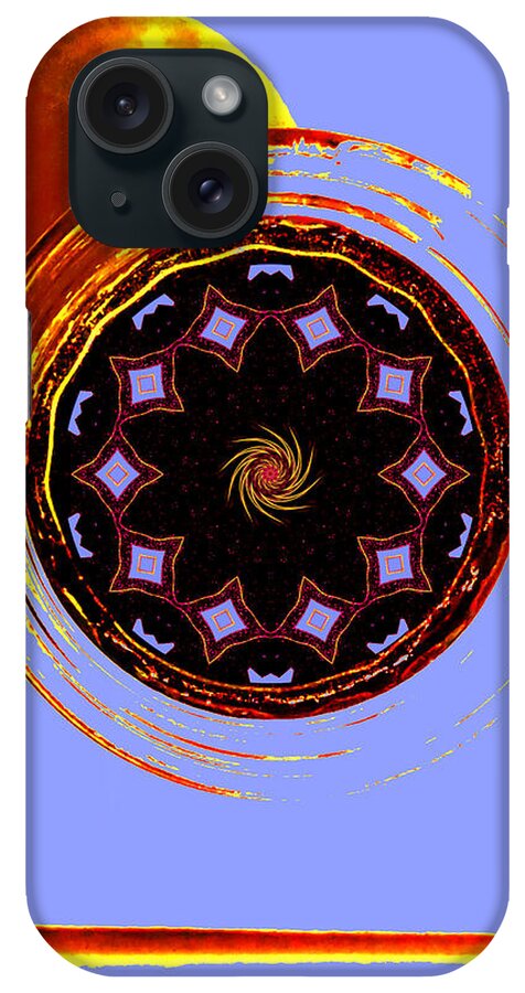 Lovebomb iPhone Case featuring the digital art Lovebomb by Danielle R T Haney