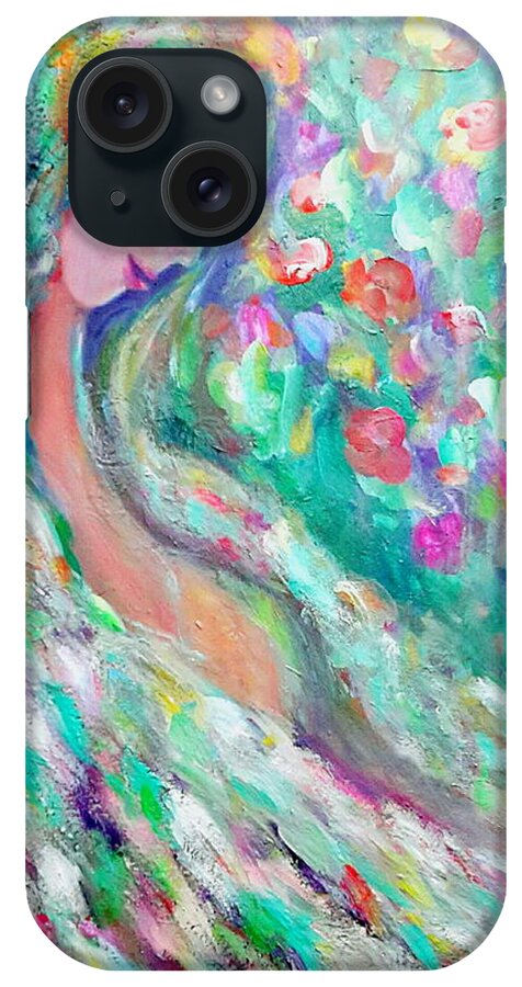  iPhone Case featuring the painting Lovely angel by Wanvisa Klawklean