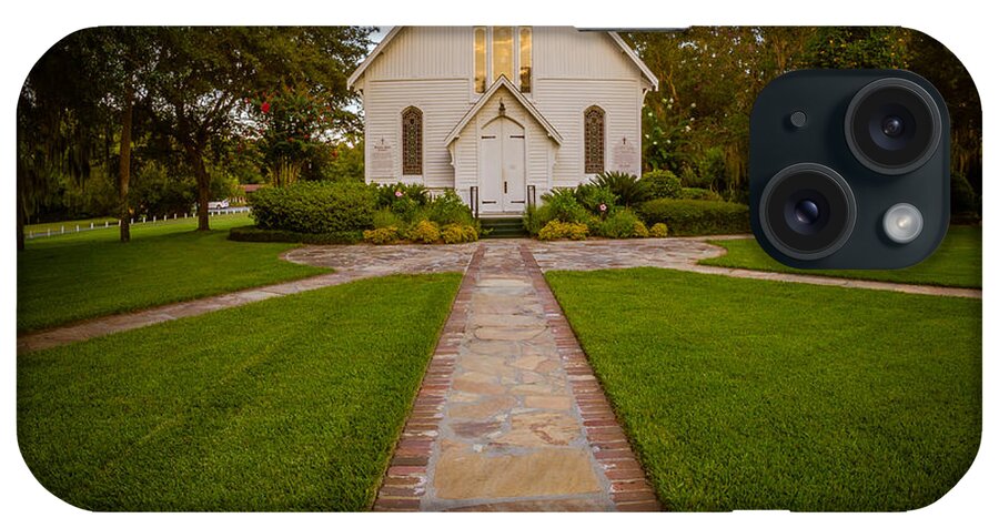 Epworth By The Sea iPhone Case featuring the photograph Lovely Lane Chapel by Chris Bordeleau