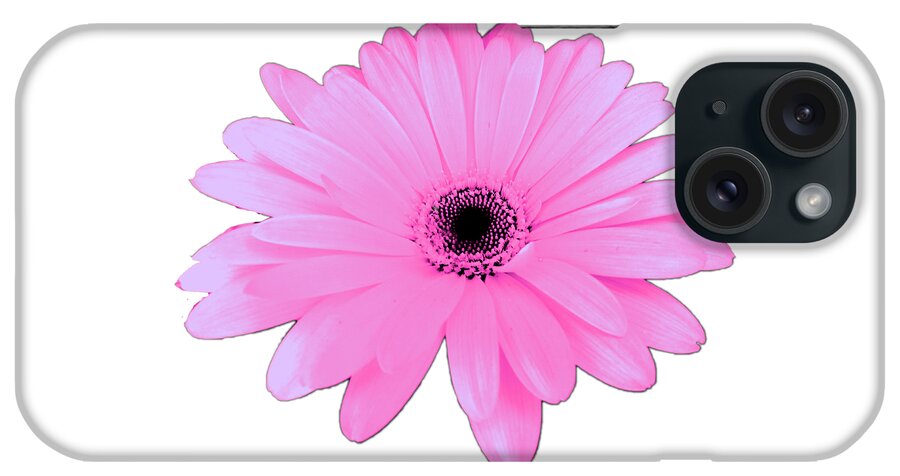 Digital Art iPhone Case featuring the digital art Lovely Pink Daisy Flower Gift by Delynn Addams by Delynn Addams