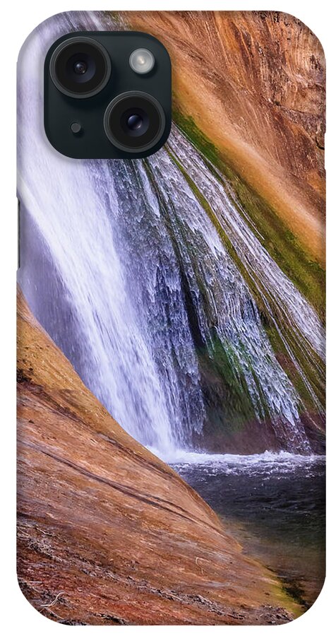 Lower Calf Creek Falls iPhone Case featuring the photograph Lower Calf Creek Falls by Chuck Jason
