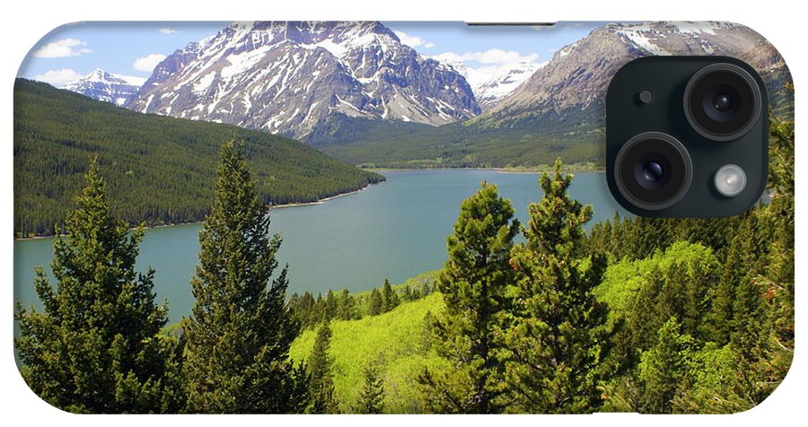 Two Medicine Lake iPhone Case featuring the photograph Lower Two Medicine Lake by Marty Koch