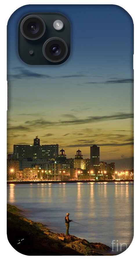 Cuba iPhone Case featuring the photograph Luna habanera by Jose Rey