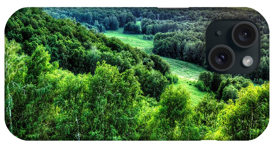 Above iPhone Case featuring the photograph Lush Green Forest by John Williams