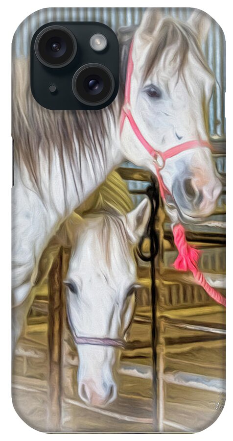 Lower Valley Horsemans Association iPhone Case featuring the digital art LVHA_ Digital Art Painting #1 by Walter Herrit
