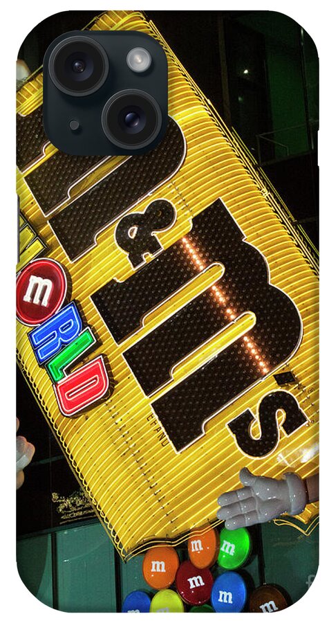 M And M iPhone Case featuring the photograph M and M Sign by Linda Phelps