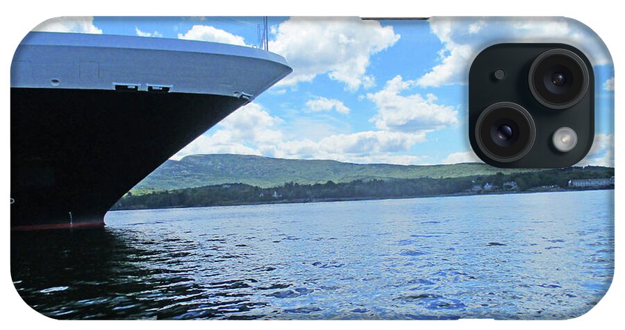 Maasdam iPhone Case featuring the photograph Maasdam In Bar Harbor 2 by Randall Weidner