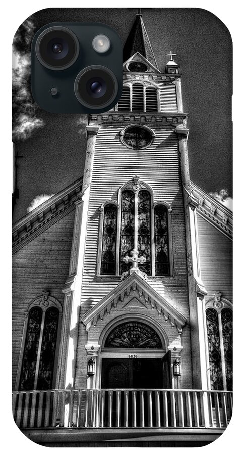 Michigan iPhone Case featuring the photograph Mackinac Island Wooden Church by Roger Passman