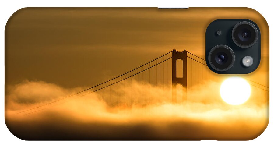Mackinac Bridge iPhone Case featuring the photograph Mackinac Sunrise by Matt Hammerstein