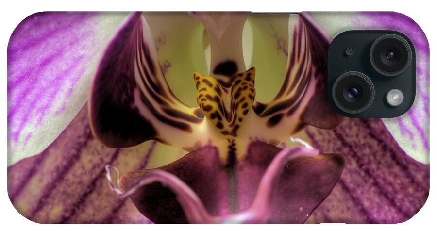 Hdr iPhone Case featuring the photograph Macro Orchid by Brad Granger