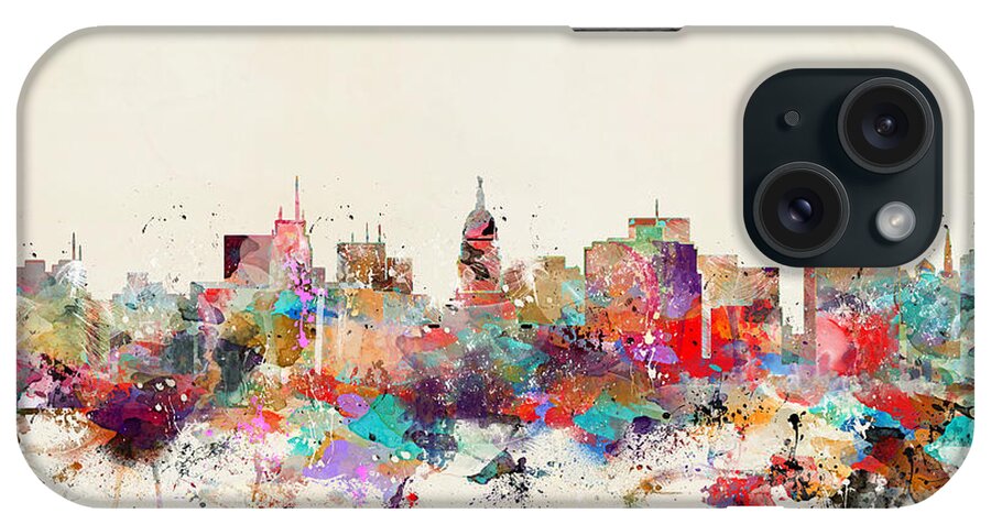 Madison iPhone Case featuring the painting Madision Wiscosin by Bri Buckley