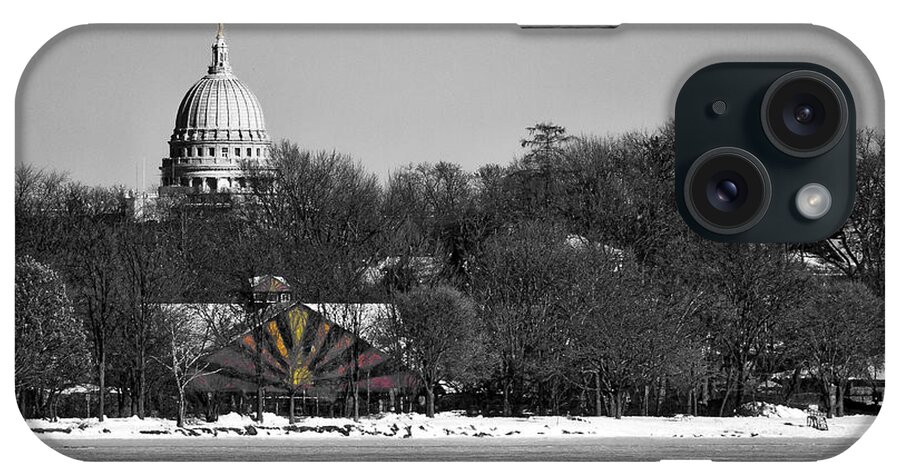 Capitol iPhone Case featuring the photograph Madison Capitol and Zoo 3 by Steven Ralser