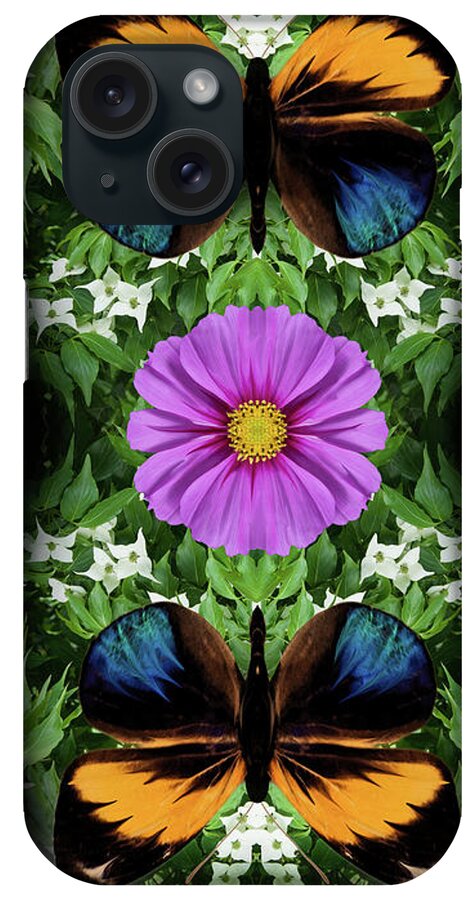 Botanical iPhone Case featuring the photograph Magenta Daisy by Bruce Frank