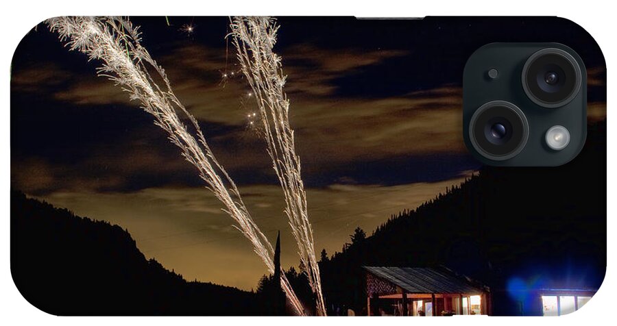 Fireworks iPhone Case featuring the photograph Magic Mountain by James BO Insogna