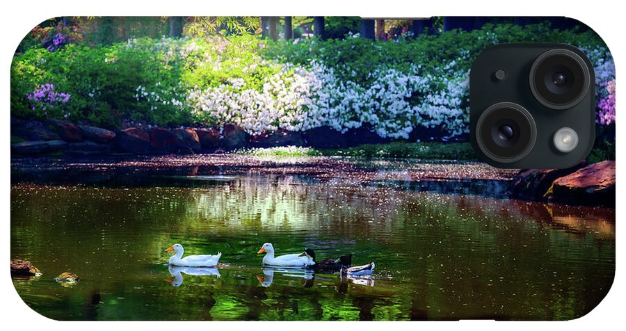 Tamyra iPhone Case featuring the photograph Magical Beauty at the Azalea Pond by Tamyra Ayles