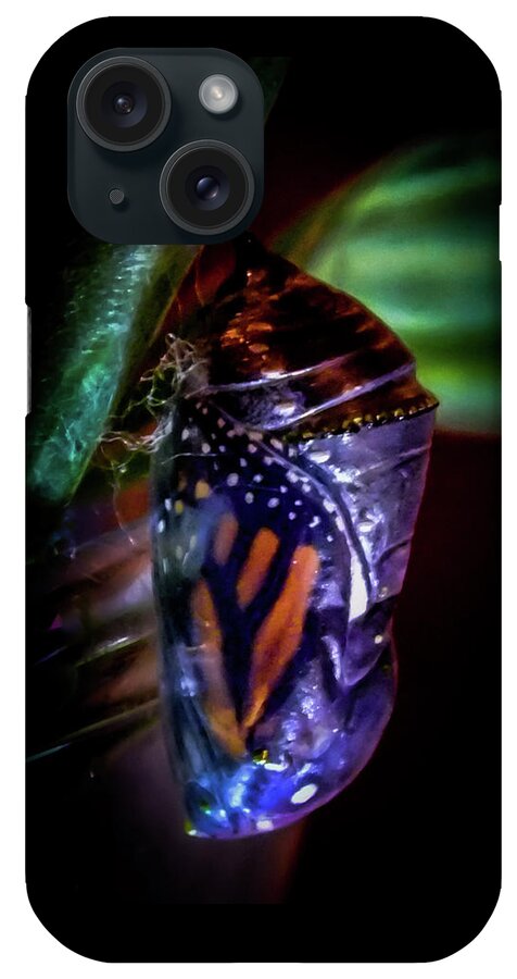 Monarch Butterflies iPhone Case featuring the photograph Magical Monarch by Karen Wiles