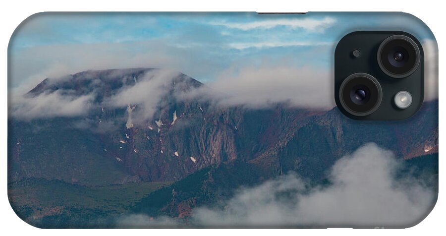 Pikes Peak iPhone Case featuring the photograph Magical Sunrise on Pikes Peak Colorado by Steven Krull