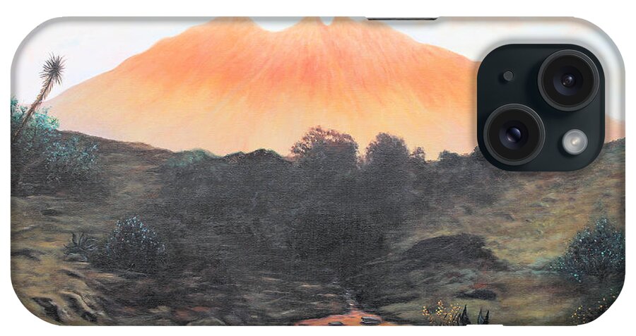 Mexican Art iPhone Case featuring the painting Magnitude by Sonia Flores Ruiz