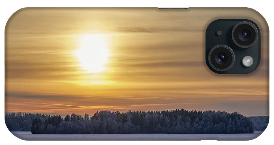 Finland iPhone Case featuring the photograph Mahnalanselka sunset by Jouko Lehto