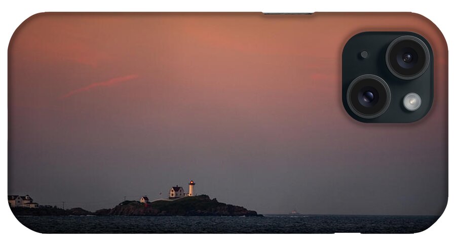 Sunset iPhone Case featuring the photograph Maine Lookout by Randall Evans