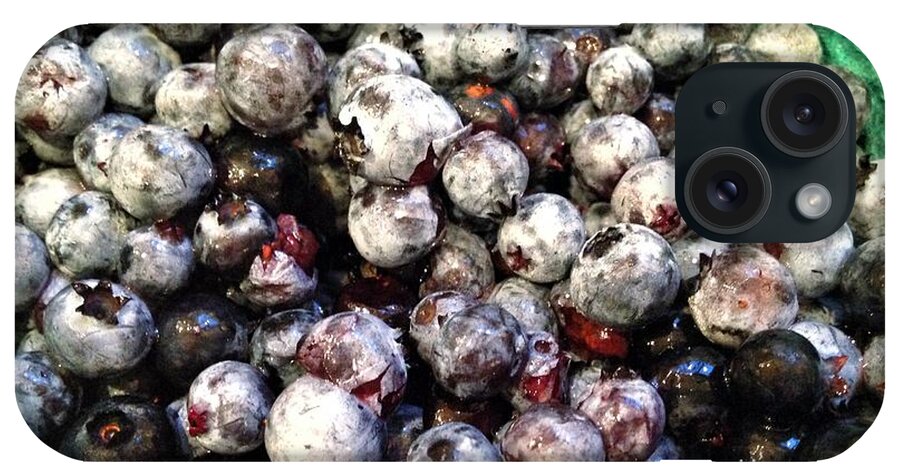 Blueberries iPhone Case featuring the photograph Maine pearls by Olivier Calas