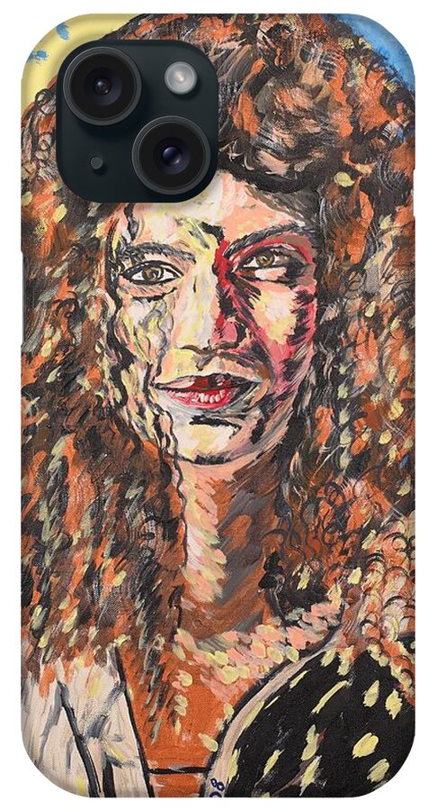Human iPhone Case featuring the painting Maja by Valerie Ornstein